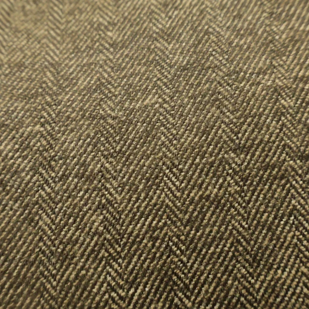 Sean Alexander Blazer Mens 48R Brown Herringbone Wool Blend Sport Coat Jacket